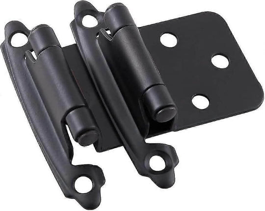 Self Closing Overlay Flush Black Cabinet Hinges