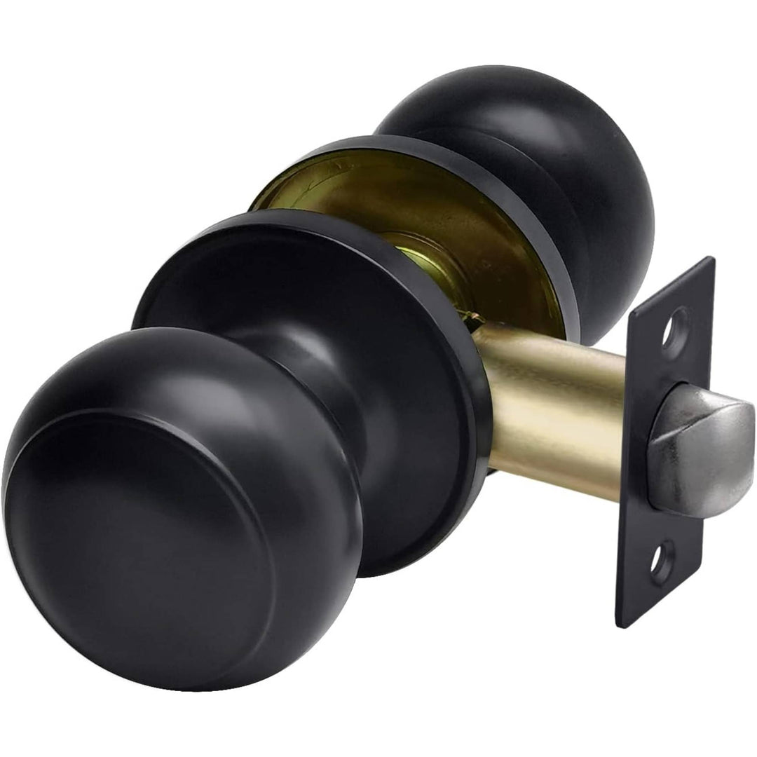 Passage Door Knob – Matte Black Finish
