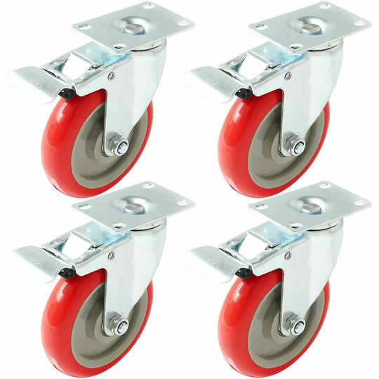 5" Caster Wheels W/Total Lock Brake