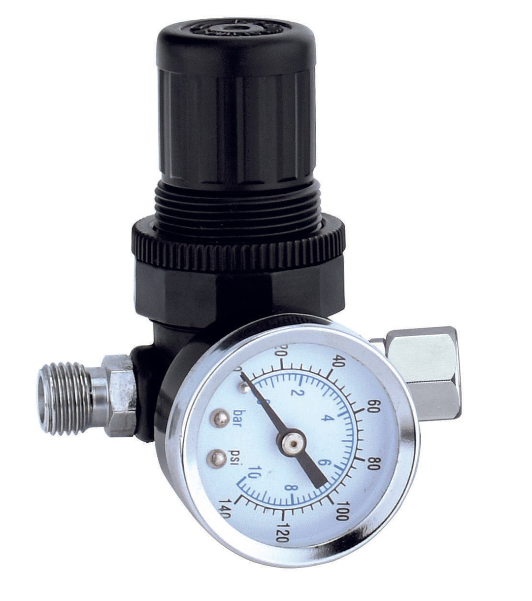 1/4" Mini Regulator W/ Gauge For Compressor Air Pressure