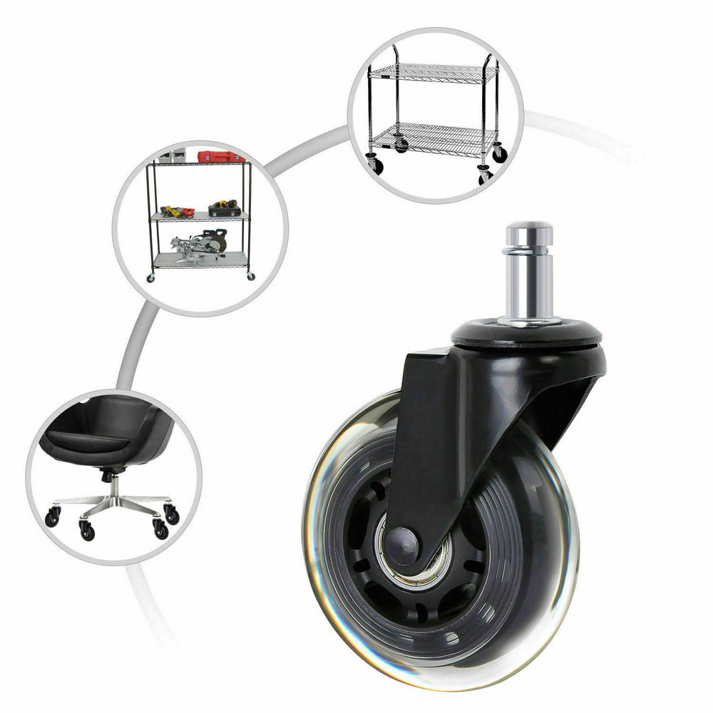 3" Office Chair Caster Heavy Duty (Set of 5)