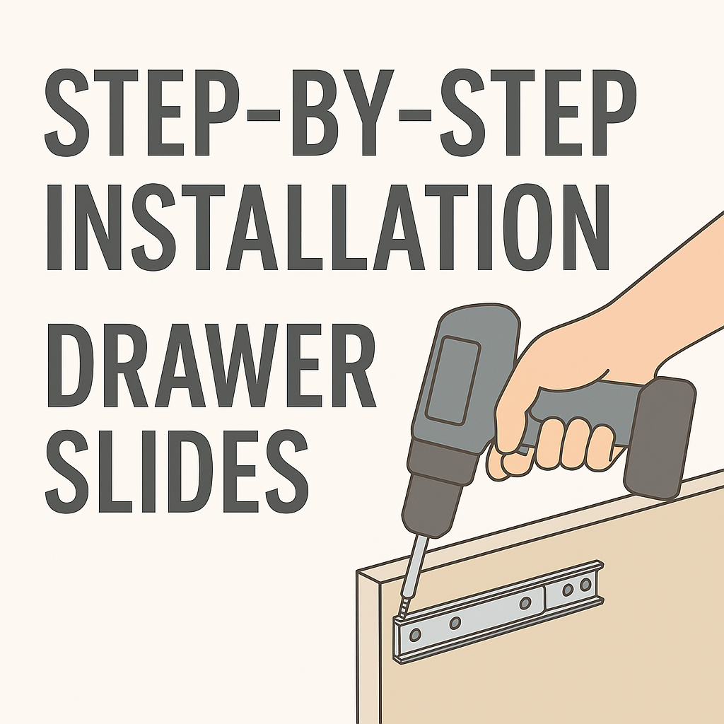 Step-by-Step Installation Drawer Slides
