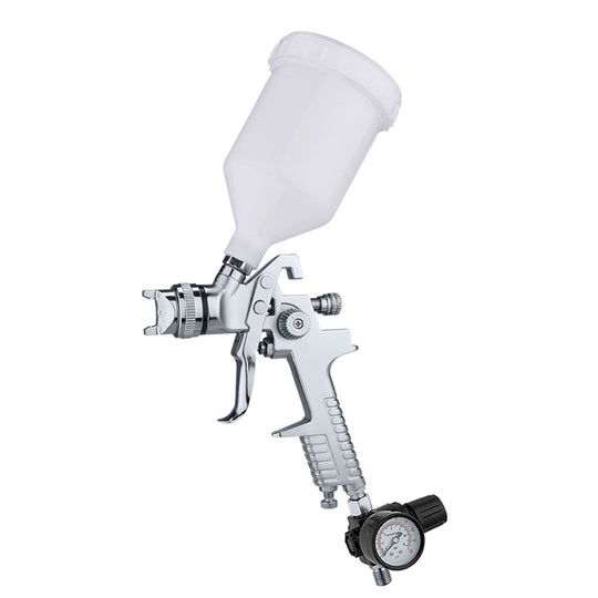 1.4MM + 1.7MM Nozzles HVLP Gravity Feed Spray Paint Gun Kit