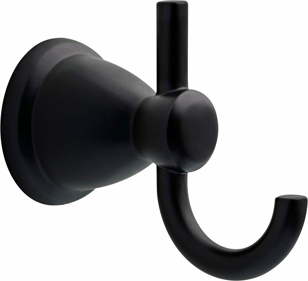 5 Piece Bathroom Bath Hardware Accessories - Matte Black