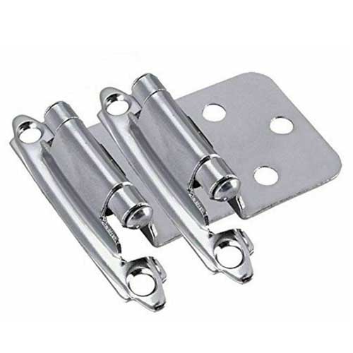 Self Closing Overlay Flush Chrome Cabinet Hinges