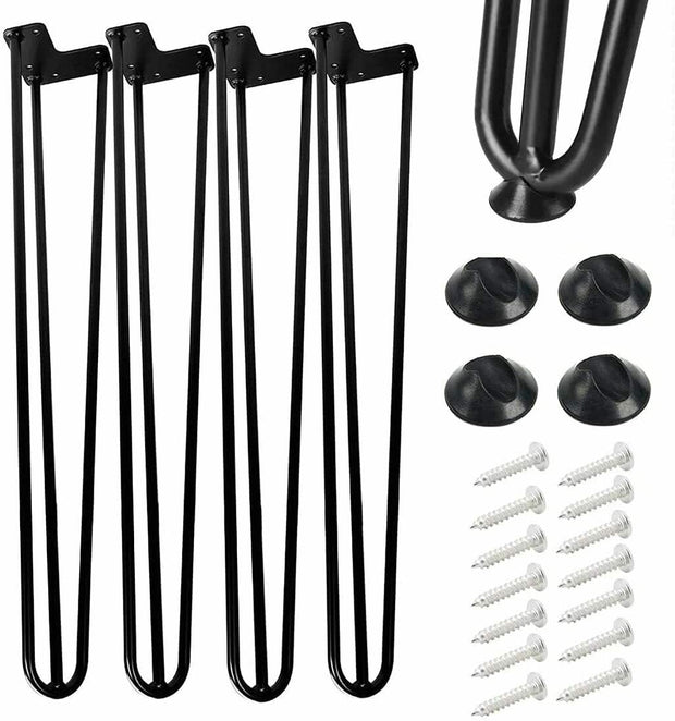 20 Inch Heavy Duty Hairpin Furniture Legs (4 Pack)